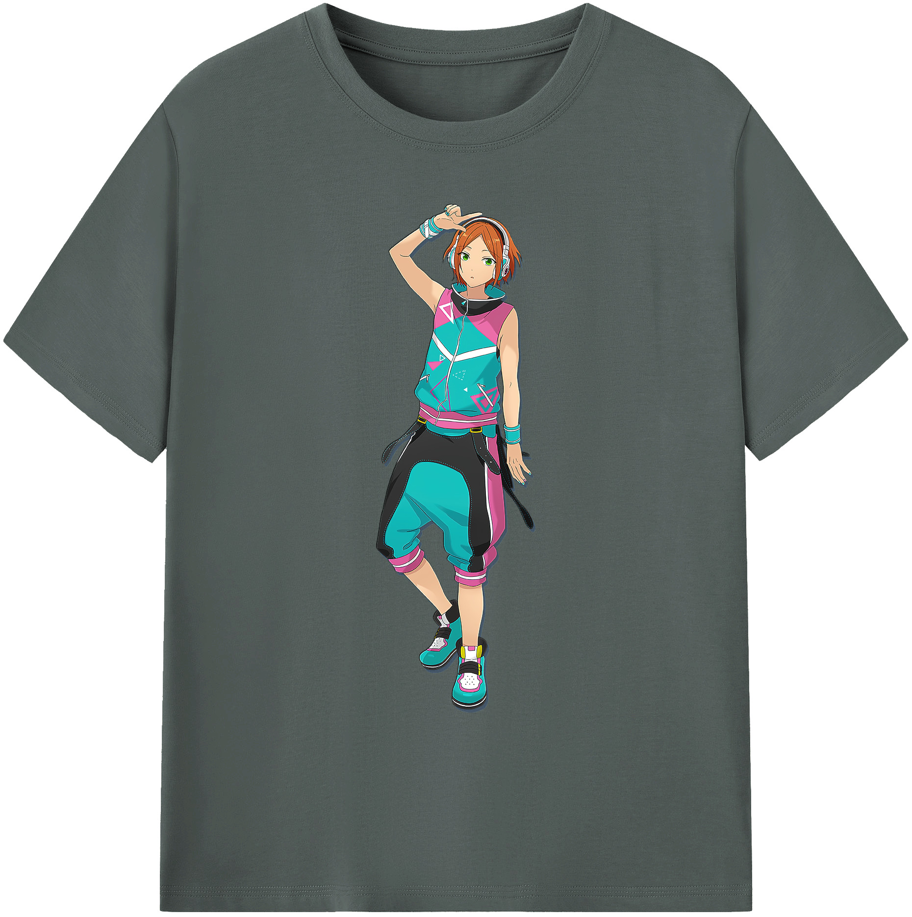 （画像用） あんさんぶるスターズ! Ensemble Stars 綿100％ メンズ半袖Tシャツ｜肌触りやわらか＆通気性